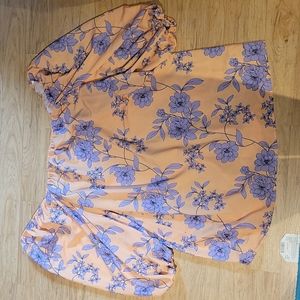 Plus size off shoulder dress